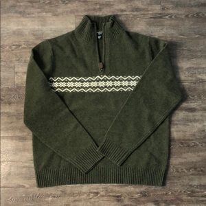 Lambs wool holiday sweater, Small